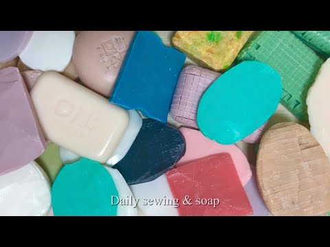 Видео: Breaking dry soap plates. Soap cutting. Soap ASMR video. резка мыло АСМР.  Relaxing video /1/