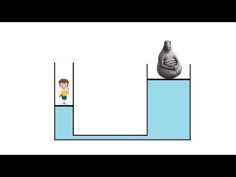 Видео: Физика в физ-мат школе 7--8 классы. Гидравлический пресс.