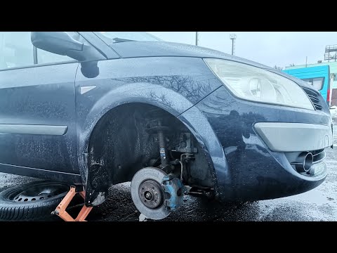 Видео: Стук в подвеске Рено Сценик 2!!!
