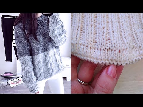Видео: ПРОСТАЯ ЛОЖНАЯ КЕТТЛЕВКА / СВИТЕР С КОСАМИ ПОДРОБНЫЙ МАСТЕР КЛАСС
