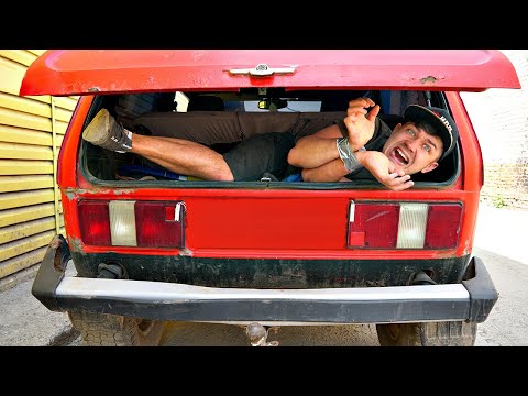 Видео: Сбежать из багажника говорящей нивы за 60 минут, чтобы выжить!