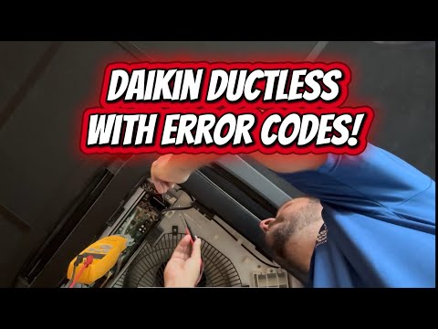 Видео: Система Daikin Ductless VRF с кодами ошибок! Код A3 диагностирован и устранен!