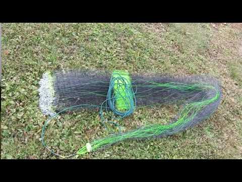 Видео: Кастинговая сеть на цепочке.