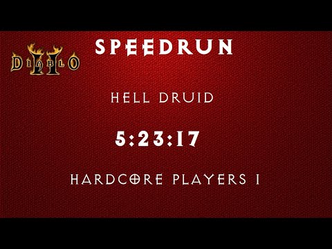 Видео: Diablo 2 Хардкор Друид за 5 часов. Ультра сложный ран