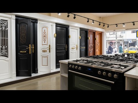 Видео: Цены на двери и кухонные гаджеты в штате Лагос, такие как литые двери, турецкие двери, двери HDF.