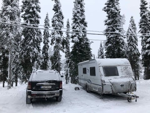Видео: C караваном в Норвегию часть 2. Горнолыжный курорт