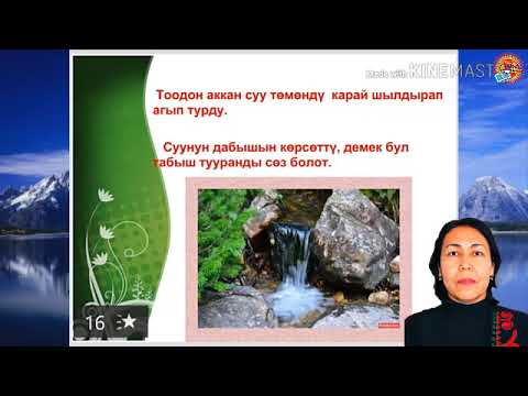 Видео: Надырбаева Кутбу  Кыргыз тили  Тууранды создор практикалык сабак