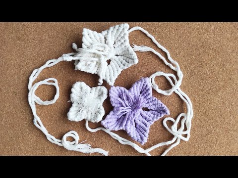 Видео: Макраме ЦВЕТЫ | Подробный мастер-класс | DIY