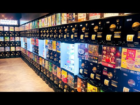 Видео: 200 GACHAPON! Игрушки-капсулы на станции Уэно 🐼 🇯🇵 | KENELE STAND | Japan Travel