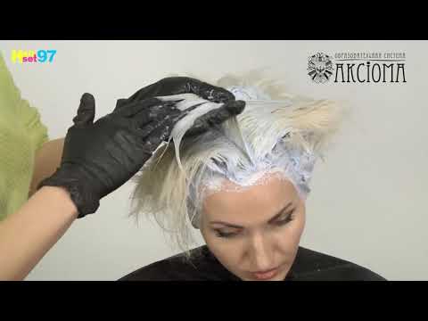 Видео: HAIR SET #97 | Тонирование с черным цветом | Обесцвечивание.