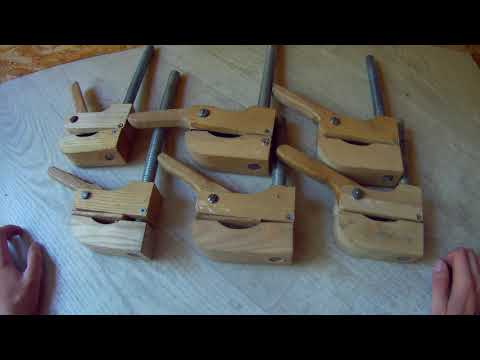 Видео: Струбцины эксцентриковые  , САМОПАЛ , чертеж в описании.