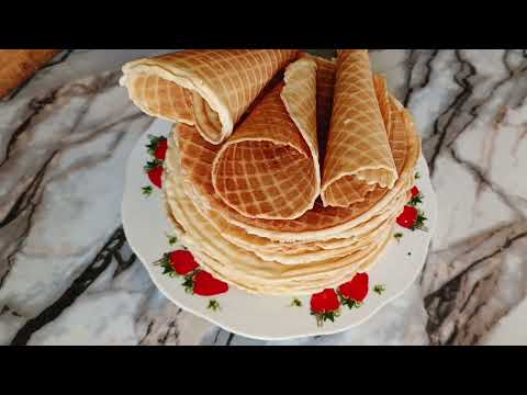 Видео: Вафли в вафельнице по рецепту из СССР