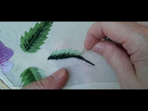 Видео: Вышивка гладью для начинающих. Часть 2. Stitch embroidery for beginners.