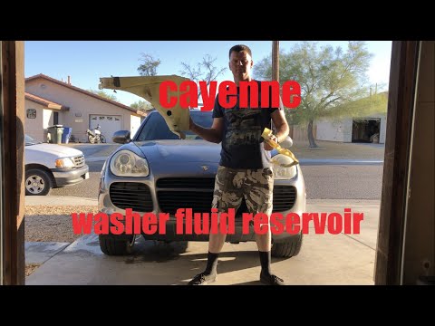 Видео: как заменить бачок омывателя лобового стекла на Porsche Cayenne 955 и 957