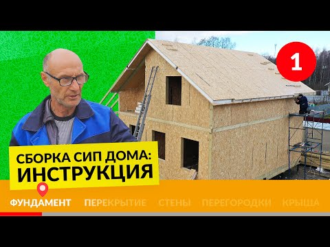 Видео: Фундамент для СИП дома из винтовых свай – Инструкция №1/5