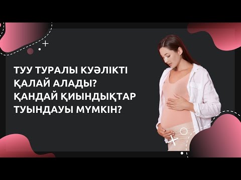 Видео: Туу туралы куәлікті қалай алады? Қандай қиындықтар туындауы мүмкін