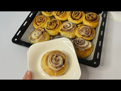 Видео: Cinnamon rolls. Синнабоны рецепт. Очень нежные и вкусные булочки.