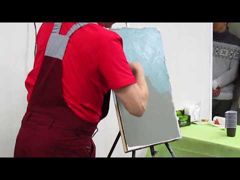 Видео: Мастер-класс VGT / Декоративная штукатурка «Бархат» / Часть 2