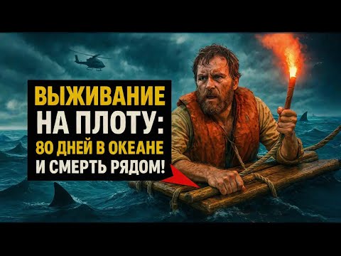 Видео: ВЫЖИВАНИЕ НА ПЛОТУ: 80 ДНЕЙ В ОКЕАНЕ И СМЕРТЬ РЯДОМ!