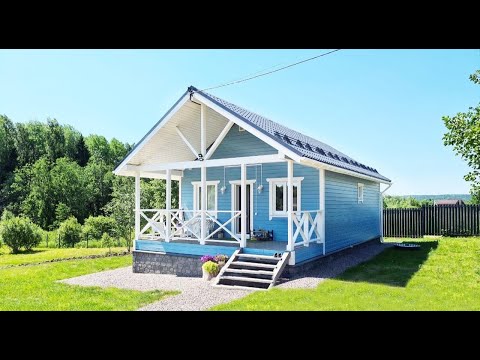 Видео: Одноэтажный дом 6х9 м, по проекту Гербера 3