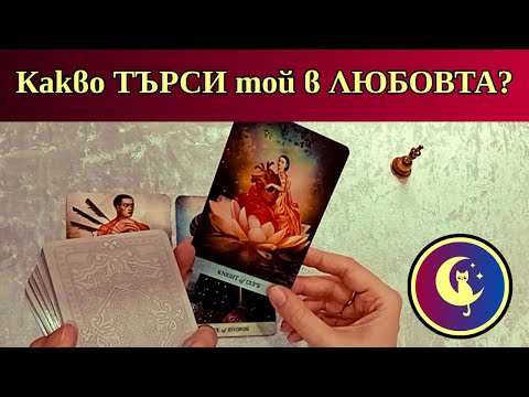 Видео: ❤️Какво търси той в любовта? Какво иска от теб?❤️ Любовно Таро четене
