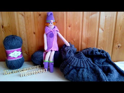 Видео: Платье - кардиган / продолжение