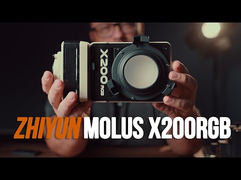 Видео: ЭВОЛЮЦИЯ ПОРТАТИВНОГО ВИДЕОСВЕТА ZHIYUN MOLUS X200