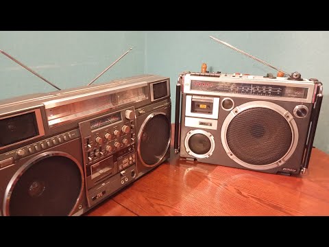 Видео: Super:mono Victor RC-550  и stereo Jvc RC-M90