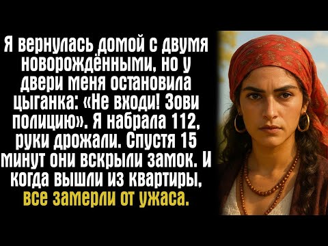 Видео: Я вернулась домой с двумя новорождёнными, но у двери меня остановила цыганка- «Не входи! Зови...