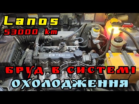 Видео: Daewoo Lanos // пробіг 53000, а система охолодження має бруд. Пічка не дає тепло.