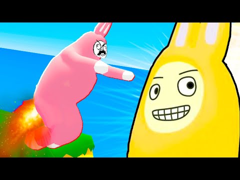 Видео: ЭТА ИГРА БЕСИТ! ГЛЮКОВ ВСЁ БОЛЬШЕ! СГОРЕЛИ в Super Bunny Man