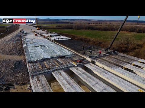 Видео: (07.02.22) Строеж на "АМ Хемус" от П.В.Боаза до П.В. Дерманци (15.26 км.)