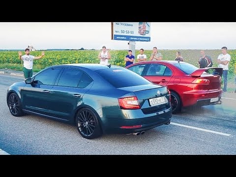 Видео: ТАКОГО НЕ ОЖИДАЛ НИКТО! БЫСТРЫЕ Toyota Mark 2 и Lancer Evolution ПРОТИВ SKODA , AUDI и VW