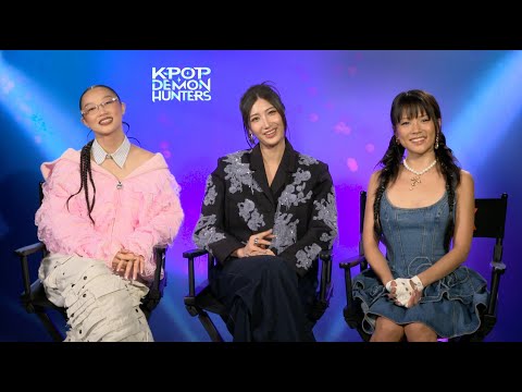 Видео: Интервью с K-Pop Demon Hunters — EJAE, AUDREY NUNA, REI AMI, режиссёрами Мэгги Канг и Крисом Аппе...