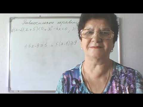 Видео: Равносильные неравенства. 10 класс.