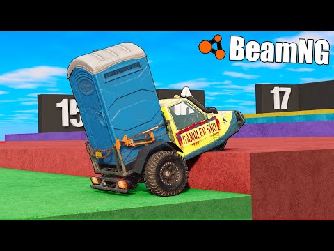 Видео: ТРЕХ-КОЛЕСКА ИЗ ОБНОВЫ СДЕЛАЛА НЕВОЗМОЖНОЕ!!! ЛЕСТНИЦА В BEAM NG Мультиплеер!!!