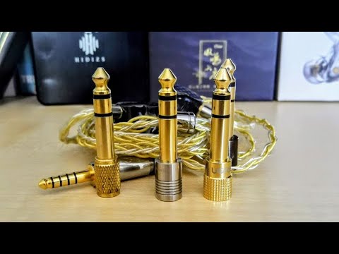 Видео: Furutech F63-S(G), Ugreen и два безымянных адаптера 3,5 stereo to 6,3 – изучаю их влияние на звук...