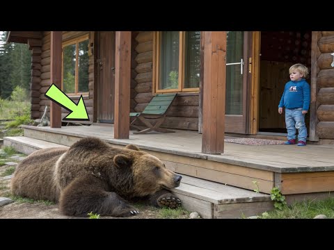 Видео: Медведица рухнула перед домом — то, что сделал этот малыш, довело всех до слёз 😭