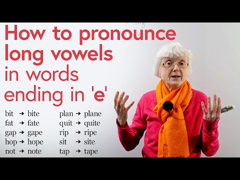 Видео: Легкий английский: как произносить долгий гласный звук в словах, оканчивающихся на «e»