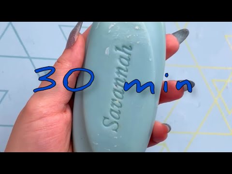 Видео: ГОЛУБОЕ МЫЛО 🧼 ASMR CUTTING 🧼DRY SOAP ASMR SOUNDS 🧼 RELAX 🫧 
