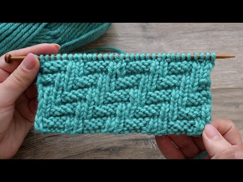 Видео: Двухсторонний узор «Зиг-заг» спицами 🥰 «Zig zag» knitting pattern