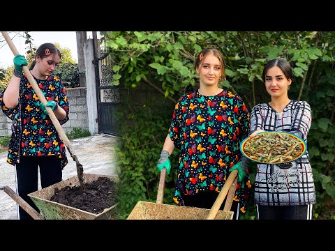 Видео: Деревенская жизнь в Иране | Работа в саду, домашние животные и домашняя еда