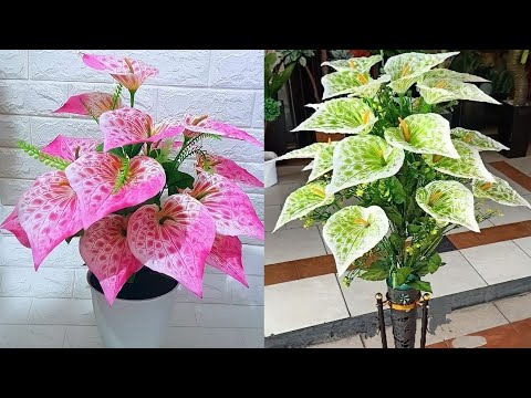 Видео: Как сделать цветок каллы лилии из полиэтиленового пакета | цветочные ремесла