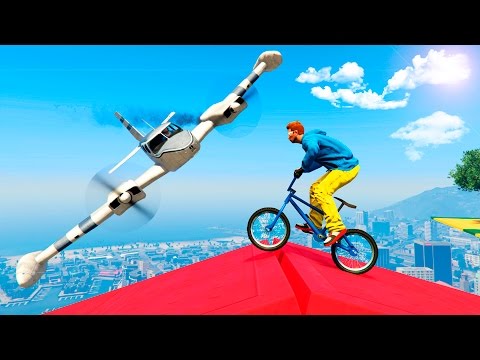 Видео: ГОНИ ИЛИ УМРИ! BMX ПРОТИВ САМОЛЕТОВ! (GTA 5 Смешные моменты)