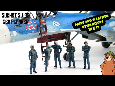 Видео: How to Paint 1/48 Pilots - Tempmodels Russian Air Force ПИЛОТЫ ВКС РФ