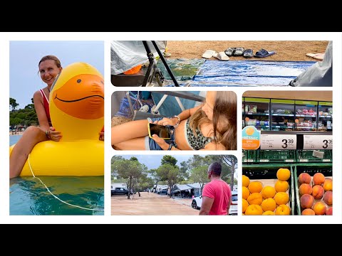 Видео: На Утке в Открытом Море 🌊 Как Испортили Палатку ⛺️ Новый Кемпинг в Испании 🇪🇸 Влог 28.07.2022