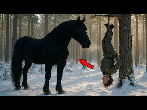 Видео: Огромная лошадь нашла женщину-рейнджера, висящую вниз головой на дереве — то, что она сделала дальше