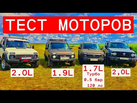 Видео: ТЕСТ МОТОРА НИВА  2.0L. 1.9L. 1.7L ТУРБО КИТ, ТАНК 300.