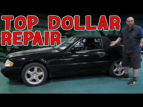 Видео: Ремонт крыши этого Mercedes обойдется более чем в 4 тыс. долларов!