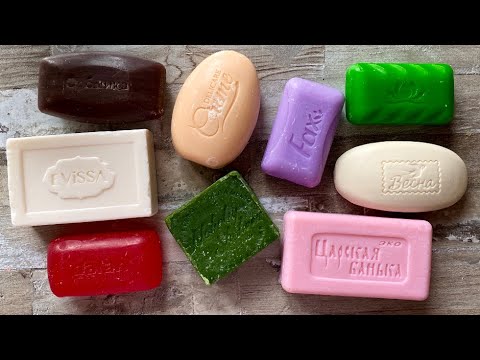 Видео: ASMR Soap cutting | Soap Carving|Резка мыла  | ASMR
